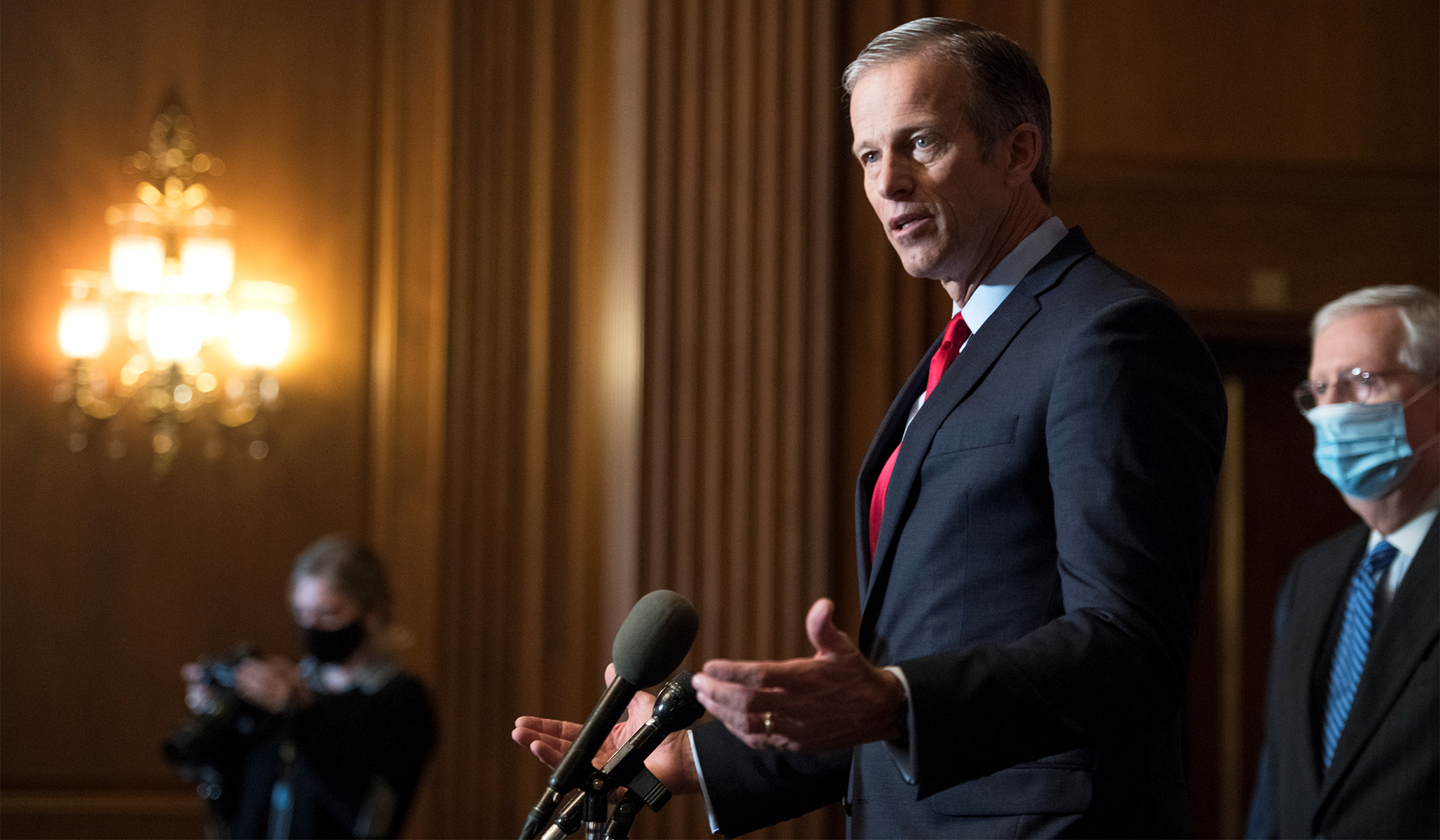 John Thune Says Trump ‘Rehashing’ 2020 Election Not Helpful for Midterms