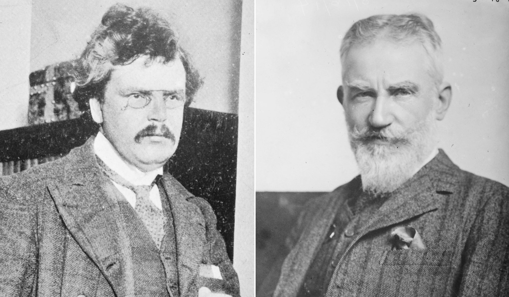 G K Chesterton George Bernard Shaw Ambivalent Literary Relationship National Review G K Chesterton George Bernard Shaw Ambivalent Literary Relationship National Review