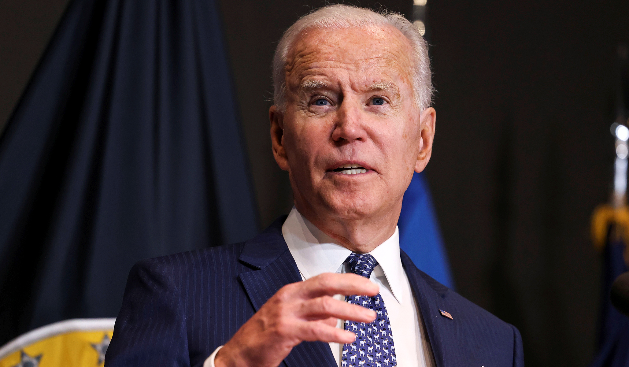 Biden's Average Approval Rating Falls to Record-Low after Afghanistan Withdrawal