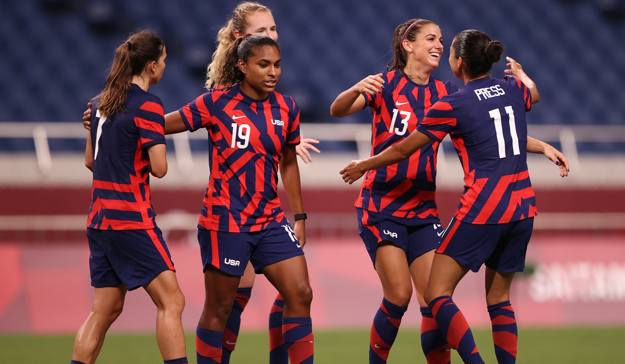 U S Women S Soccer Team Collects First Win Of Tokyo Olympics National Review