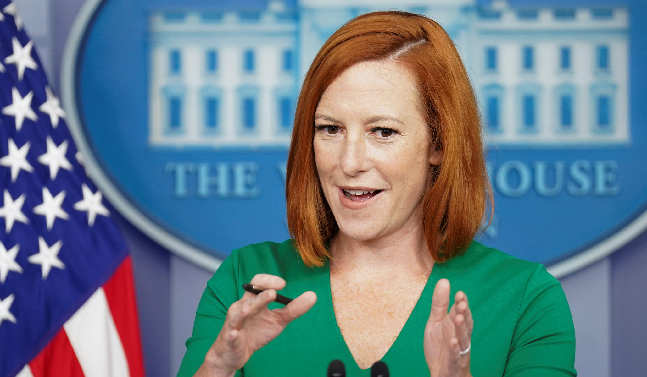 Jen Psaki Chief Of Staff Ron Klain Didn T Mean To Say We Have High Class Economic Problems National Review