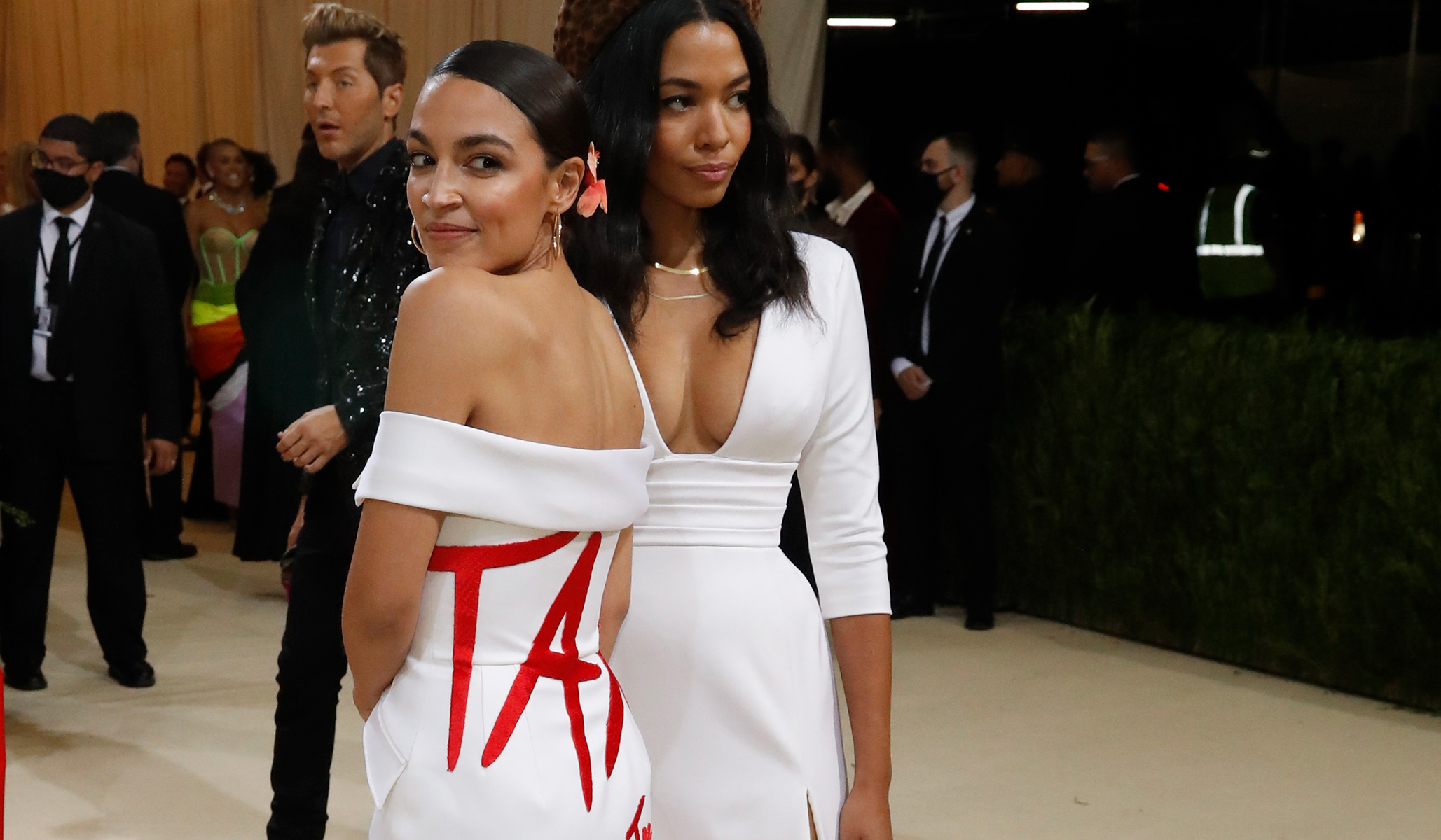 NextImg:AOC Likely Violated Ethics Rules in Accepting ‘Tax the Rich’ Met Gala Dress, Congressional Watchdog Finds