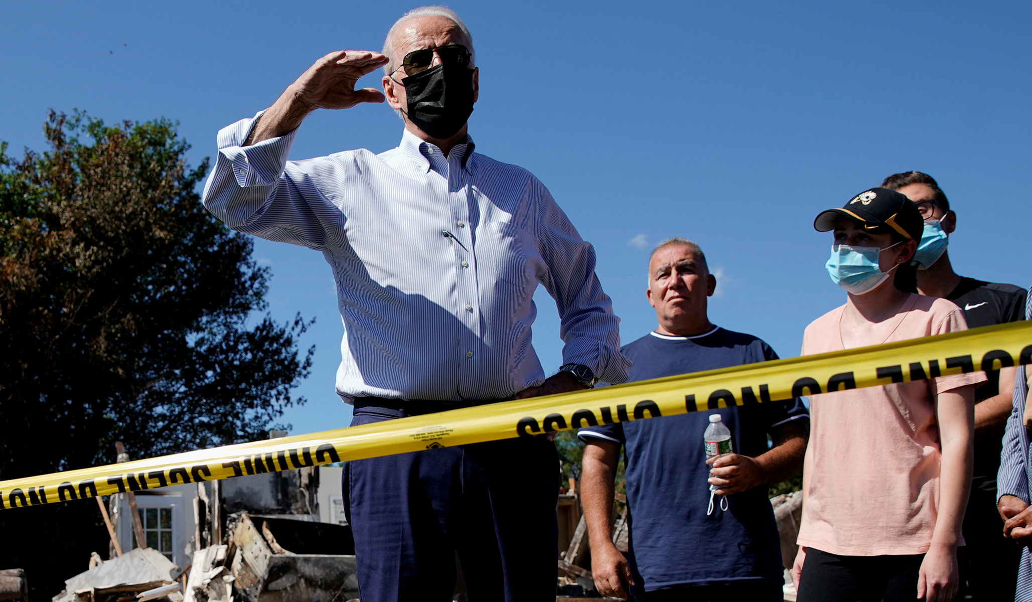 Biden Heckled over Afghanistan during New Jersey Hurricane Visit