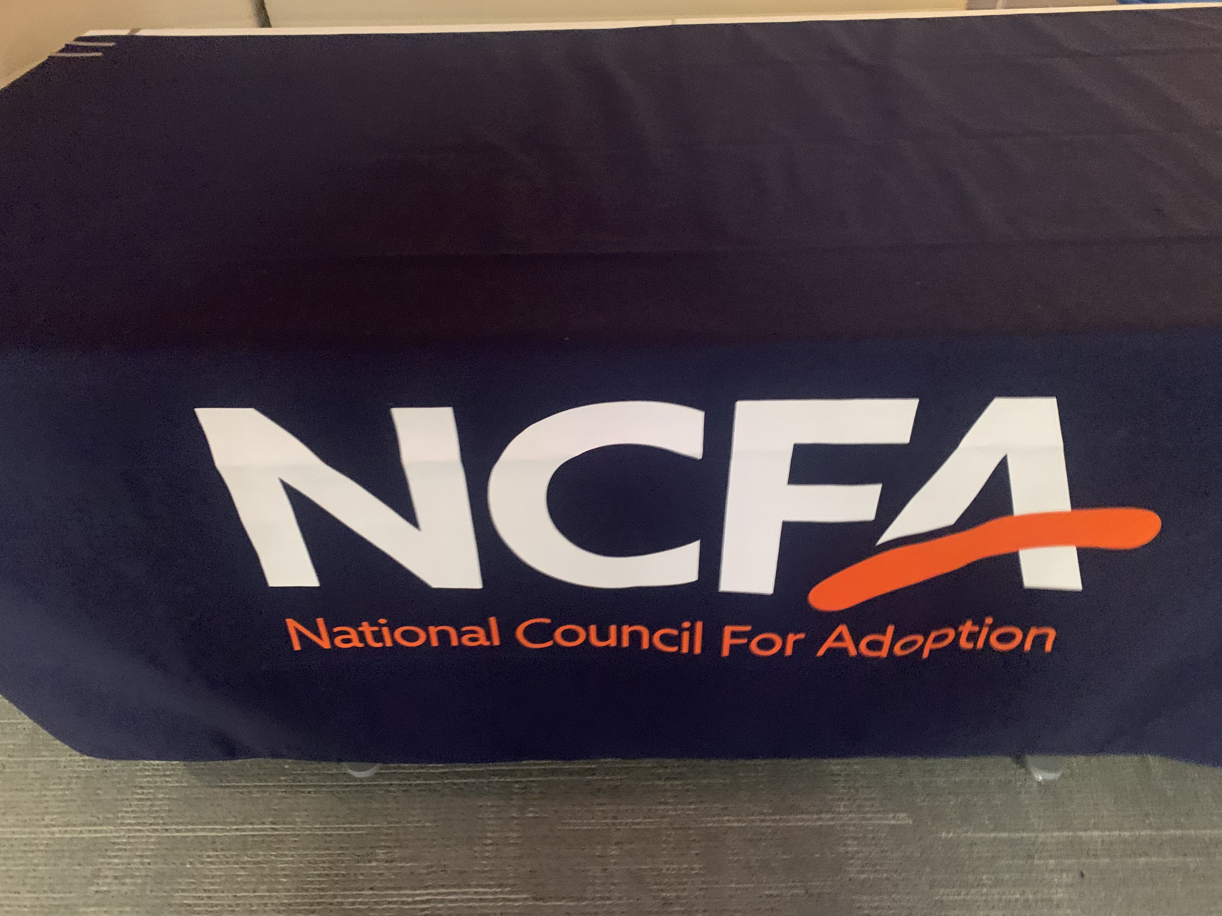 Table outside the National Council for Adoption's Hall of Fame awards on Nov. 2, 2021 in Washington, D.C.