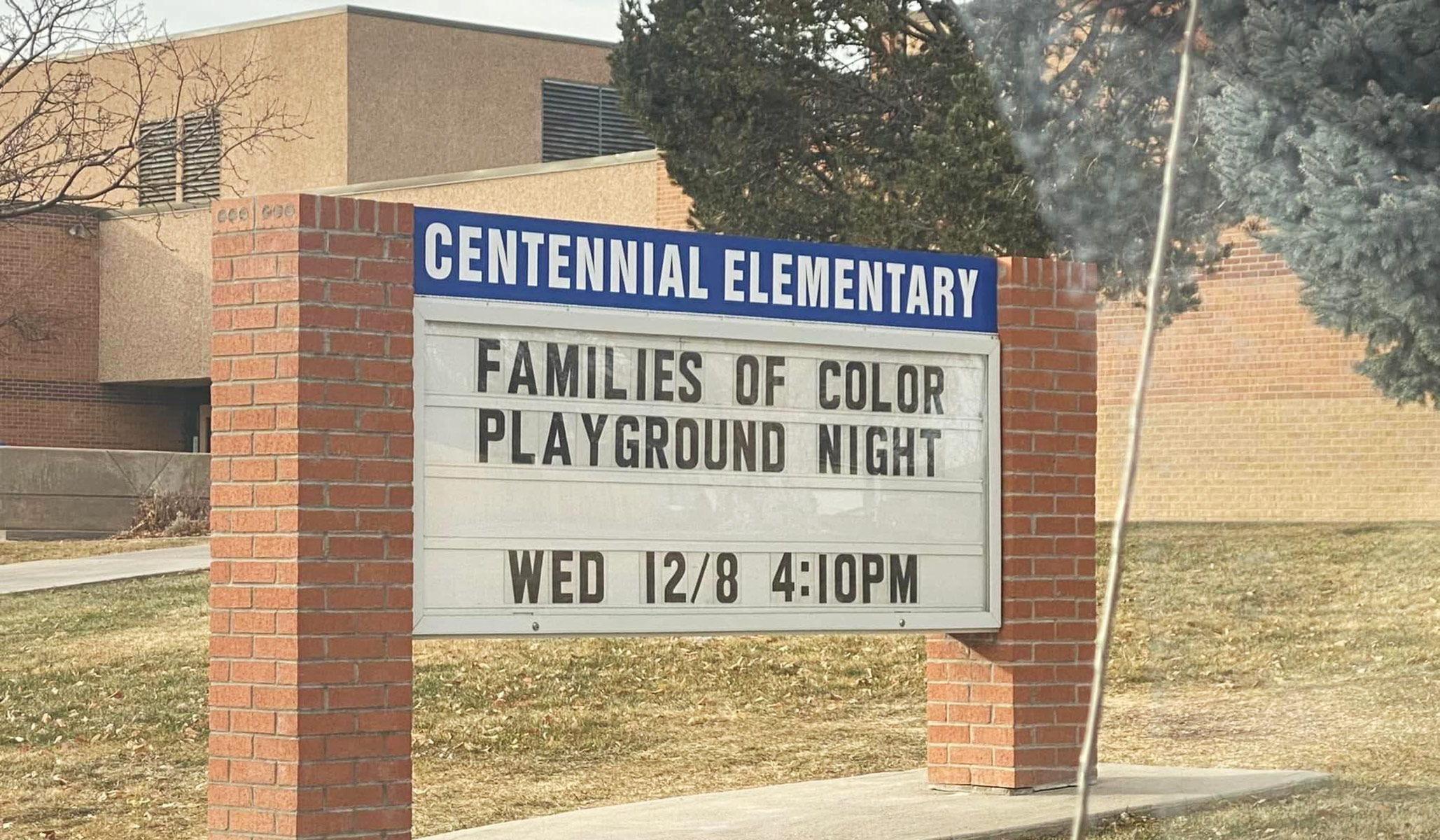 Colorado Elementary School Promotes 'Families of Color Playground Night'