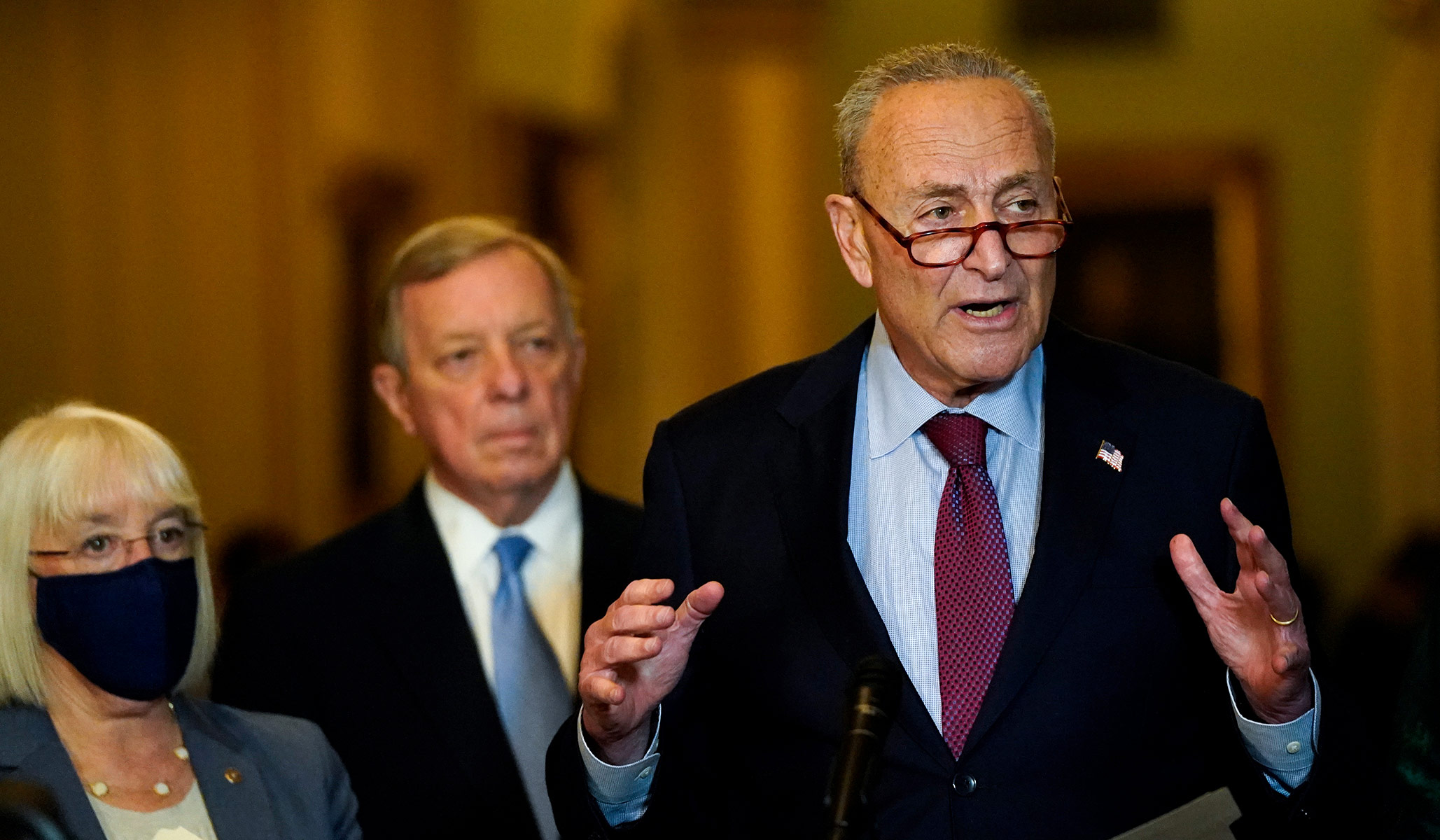 Schumer&rsquo;s Spin Isn&rsquo;t Working on Manchin