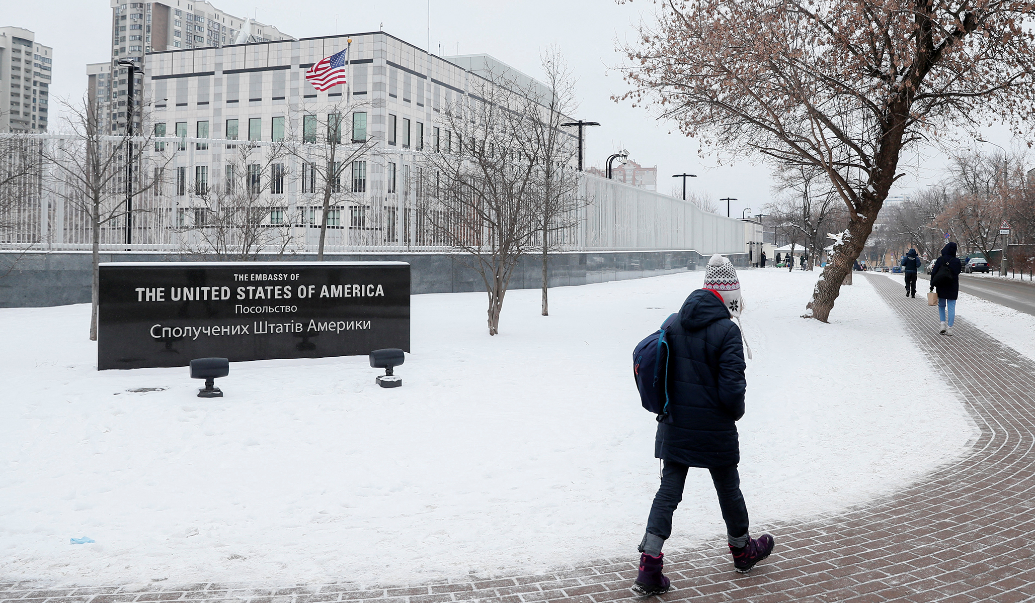 U.S. Embassy in Ukraine Urges Americans to 'Consider Departing Now'