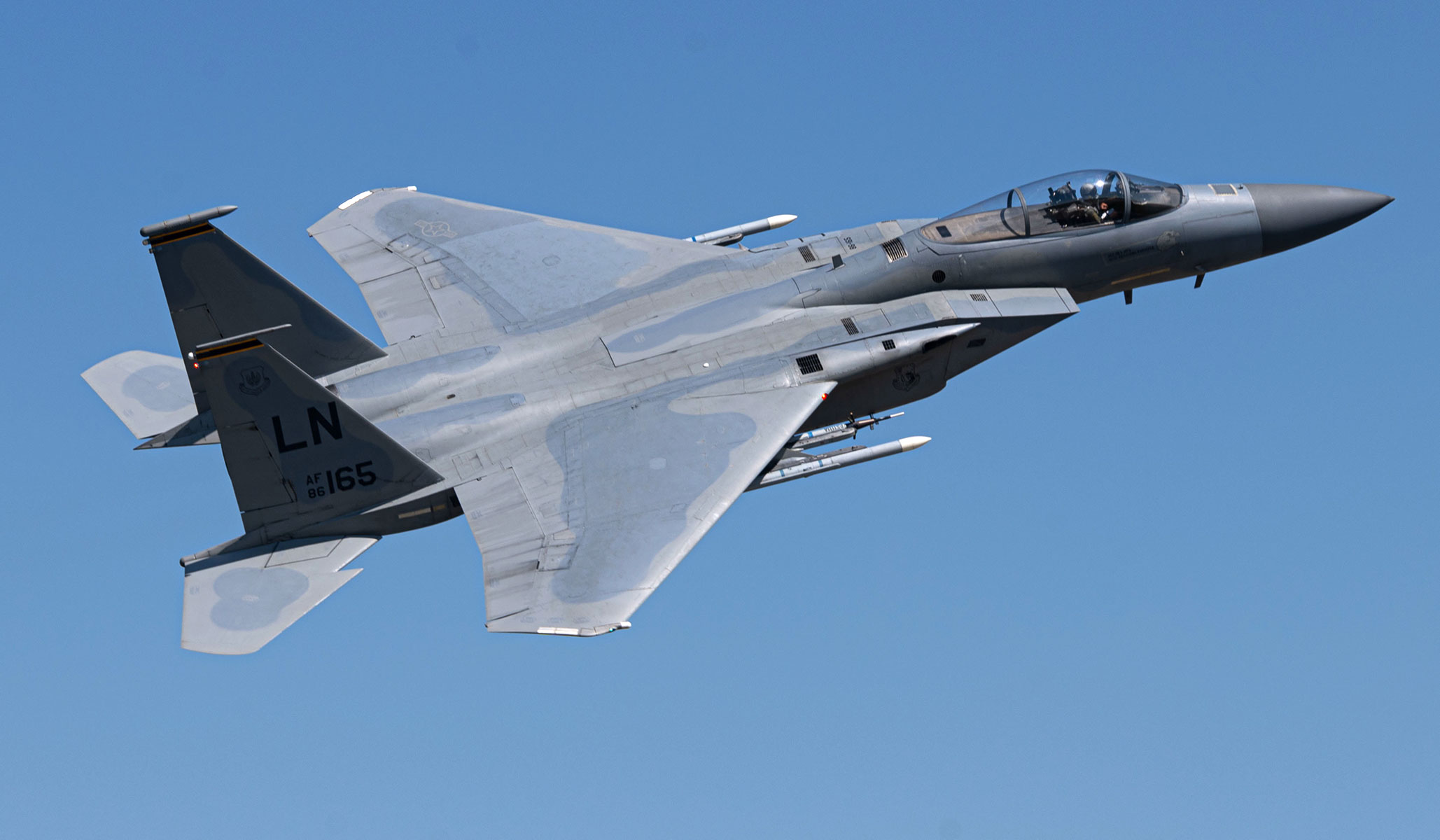 USAF 17TH WEAPONS SQ- F-15-E Strike Eagle NV ORIGINAL VEL PATCH Nellis AFB 