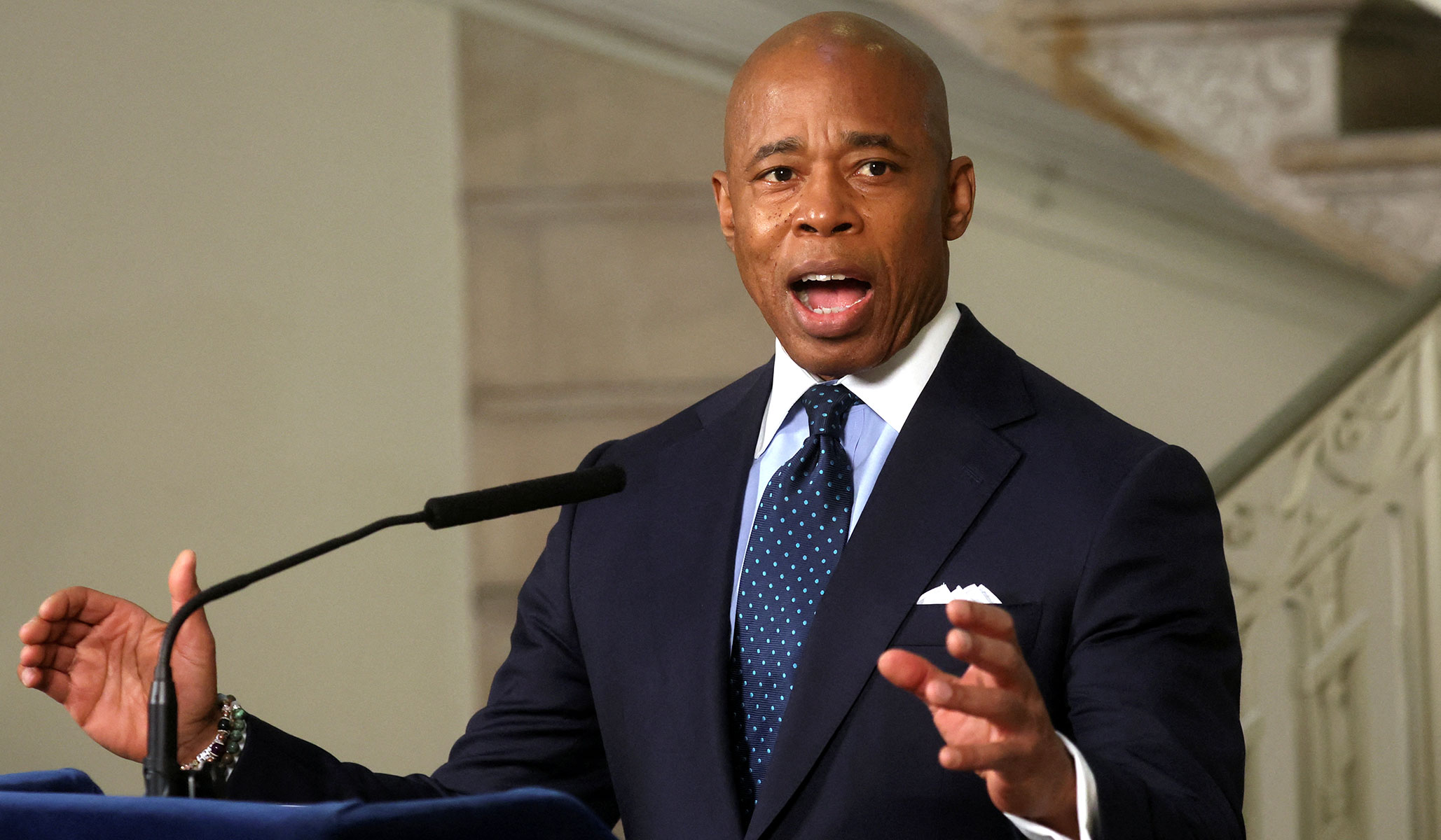 NextImg:Eric Adams Cuts New York’s Sanctuary-City Losses