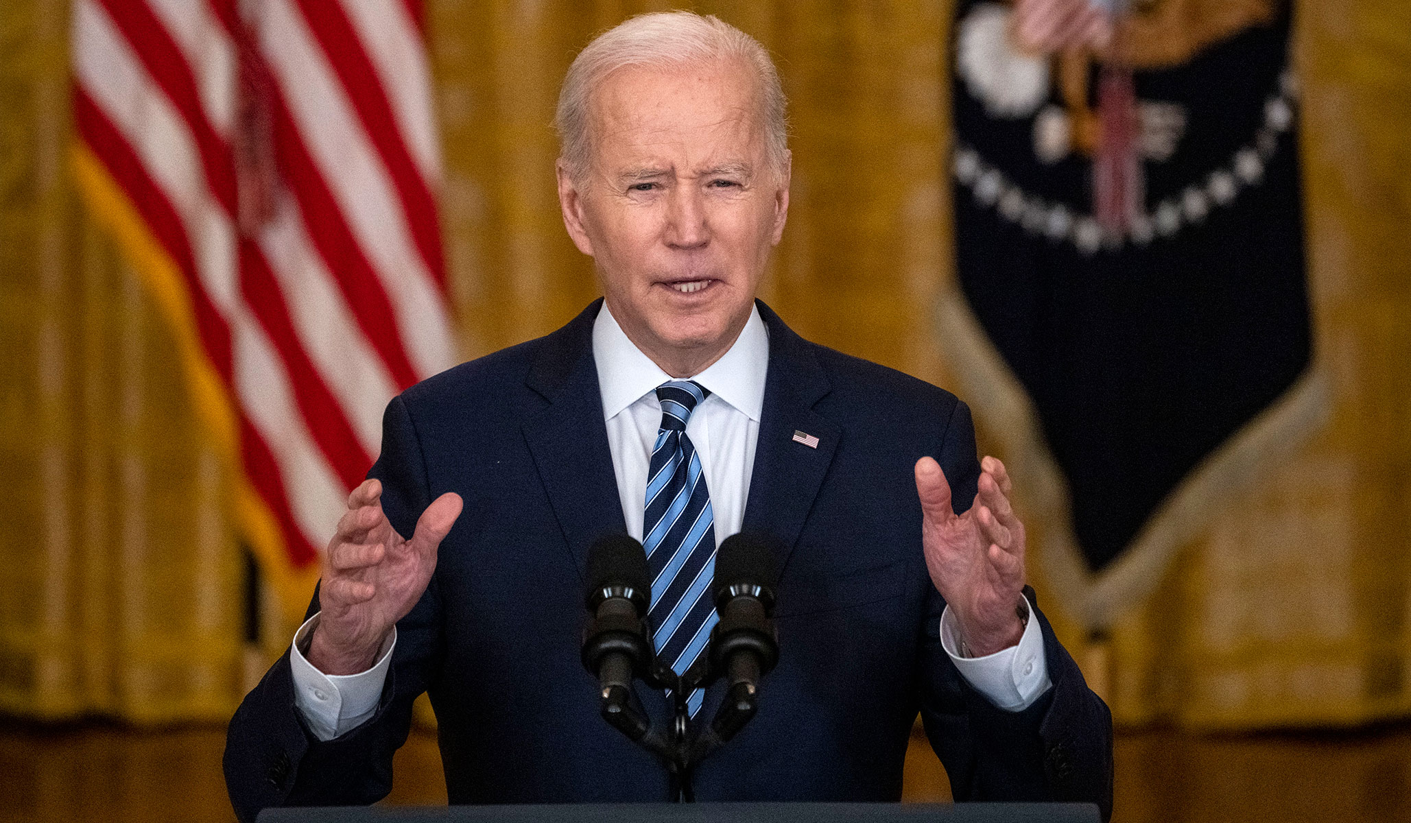 What Biden Didn&rsquo;t Do at His Russia-Sanctions Presser