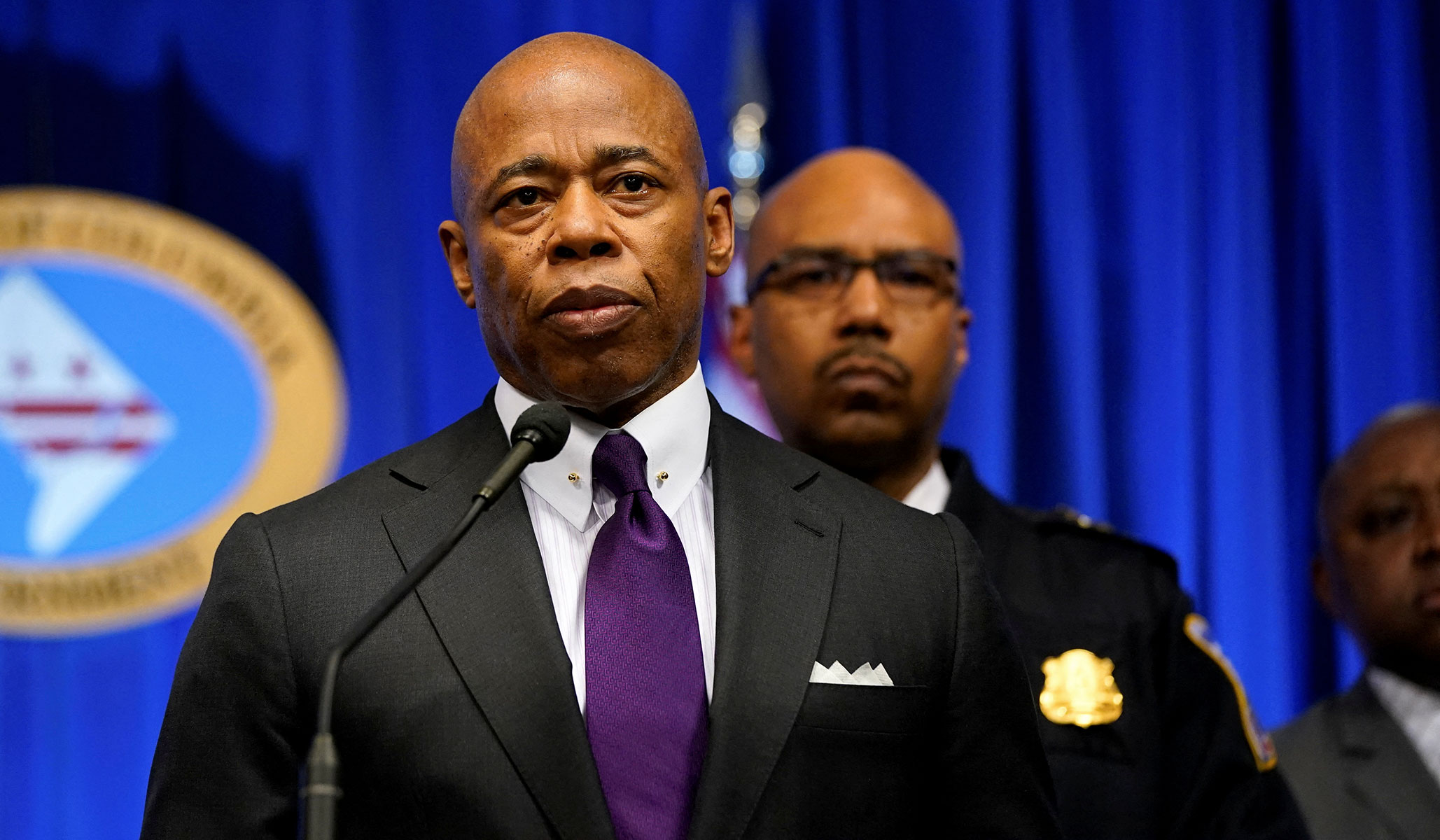 NextImg:Eric Adams Blames Media for New Yorkers’ Heightened Crime Concerns