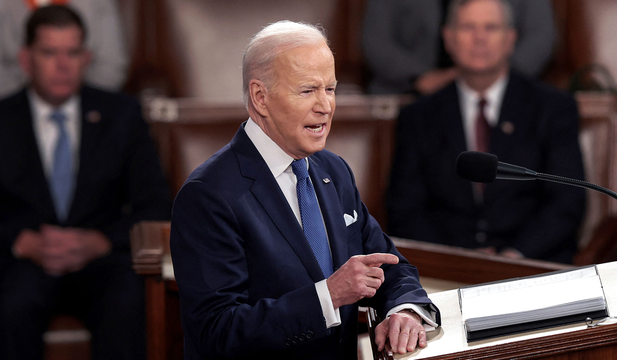 Biden Touts Western Response to Ukraine Invasion in State of the Union: 'Putin Was Wrong'
