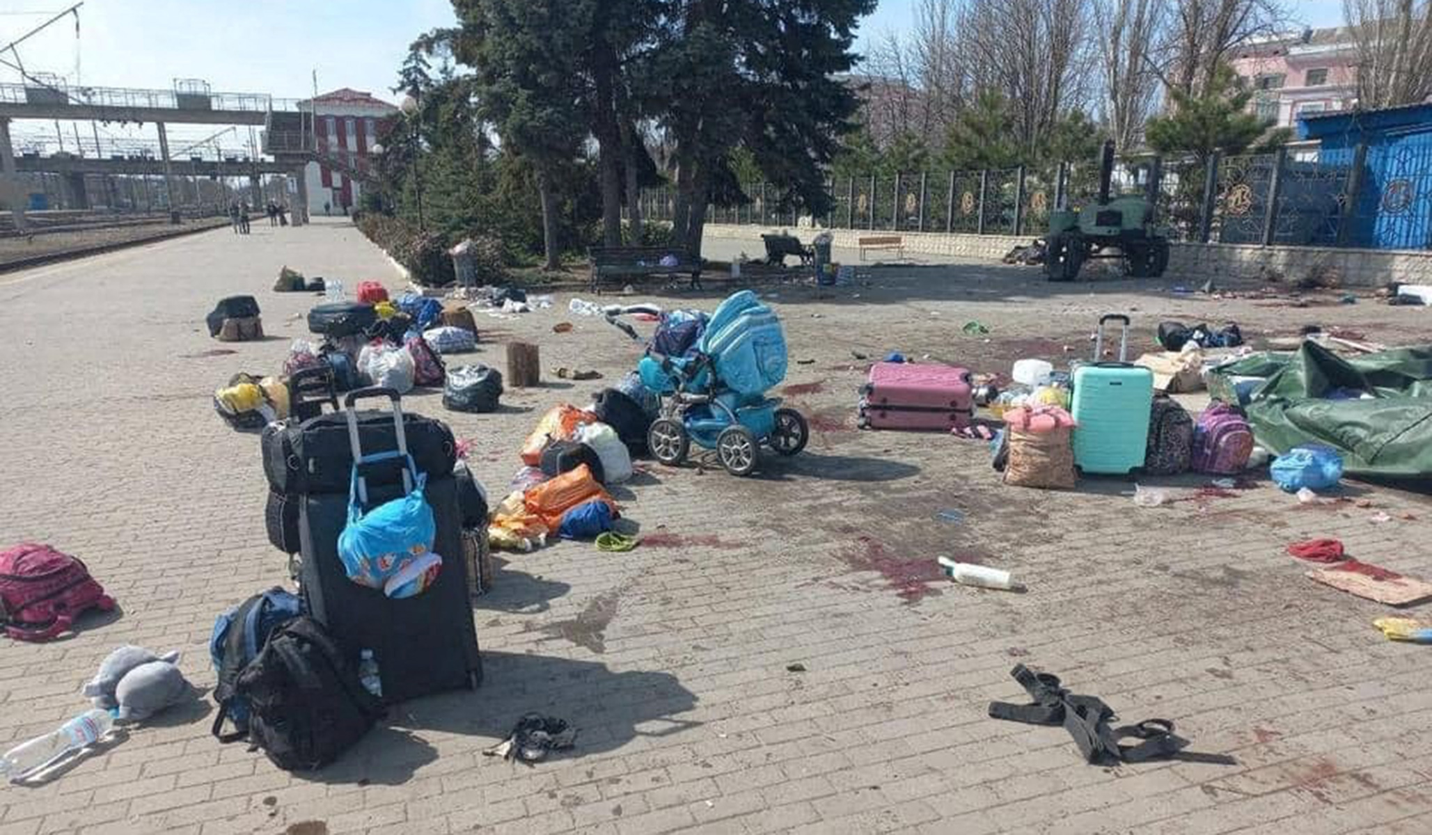 At Least 50 Civilians Dead in Russian Missile Strike on Ukrainian Train Station