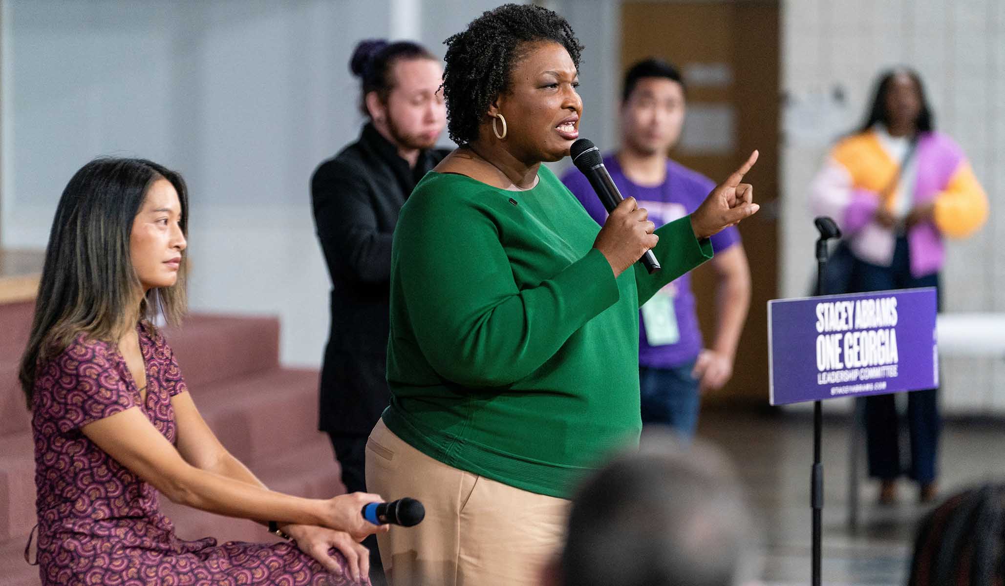 Stacey Abrams Floats Abortion as an Inflation Fix: &lsquo;Having Children Is Why You&rsquo;re Worried&rsquo; about Rising Prices