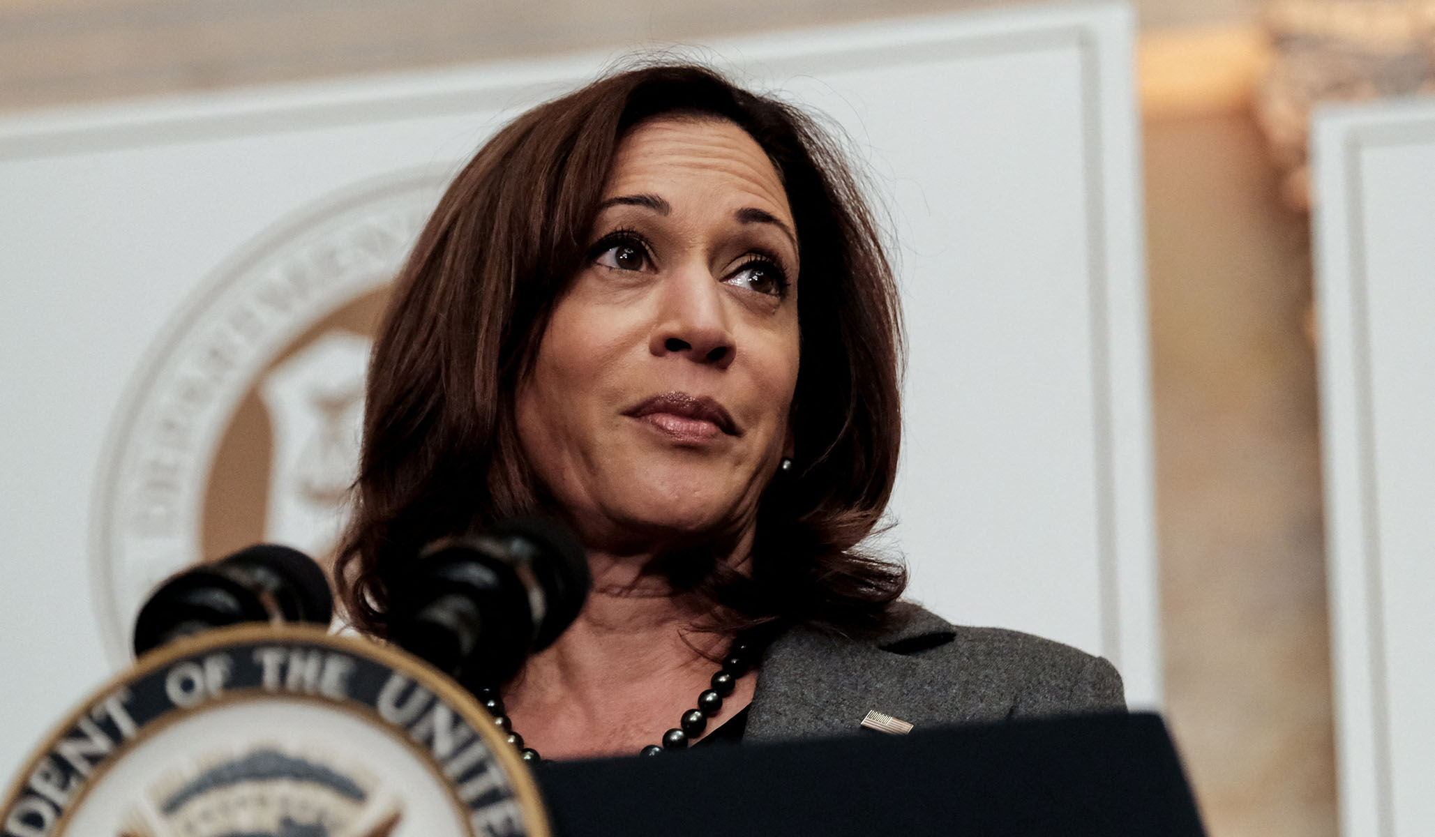 Border Czar Kamala Harris Accuses Abbott of 'Dereliction of Duty' for Busing Migrants Out of Texas
