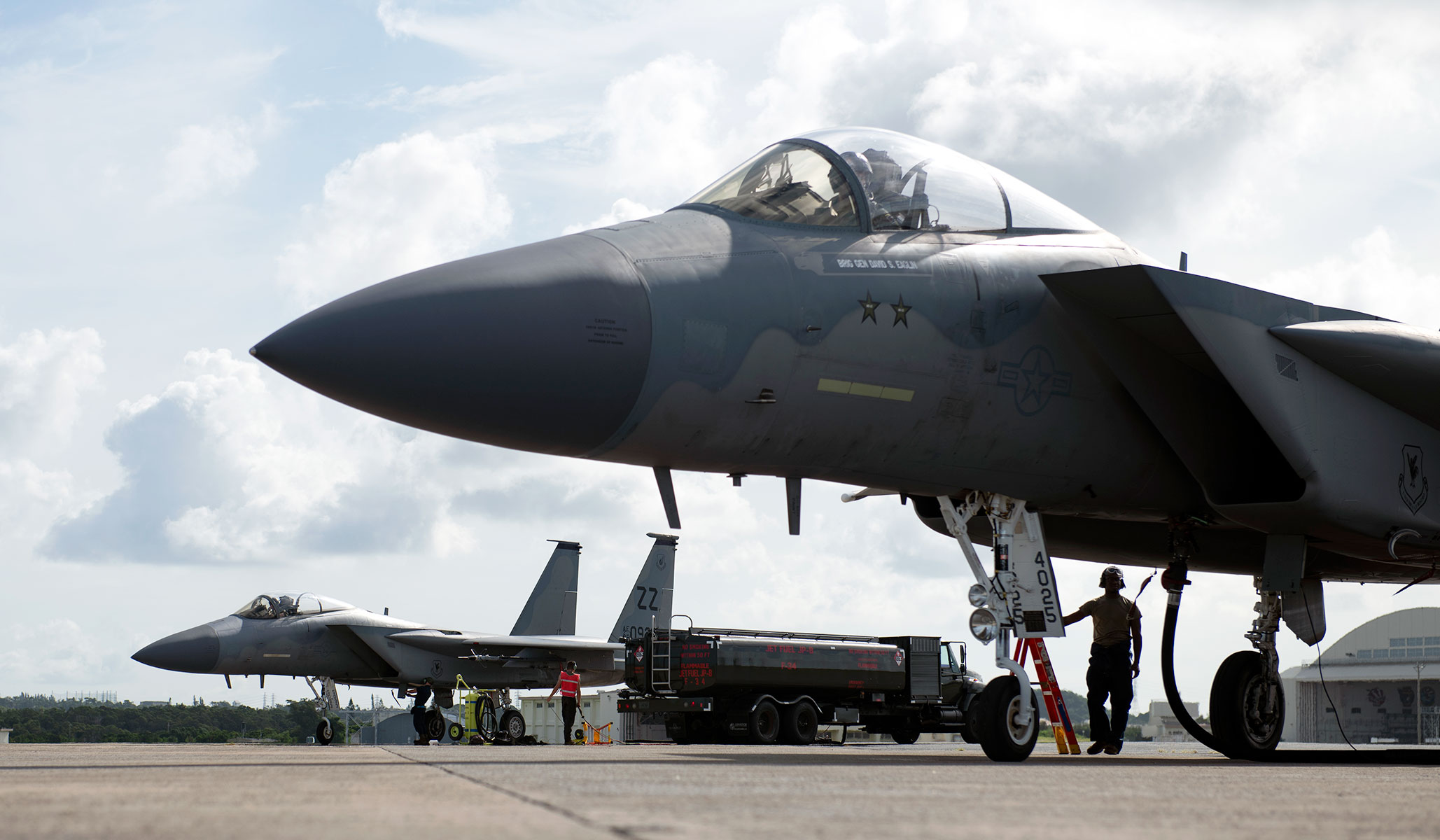 U.S AIr Force F-15 Eagles at Kadena Air Base, Japan | National Review