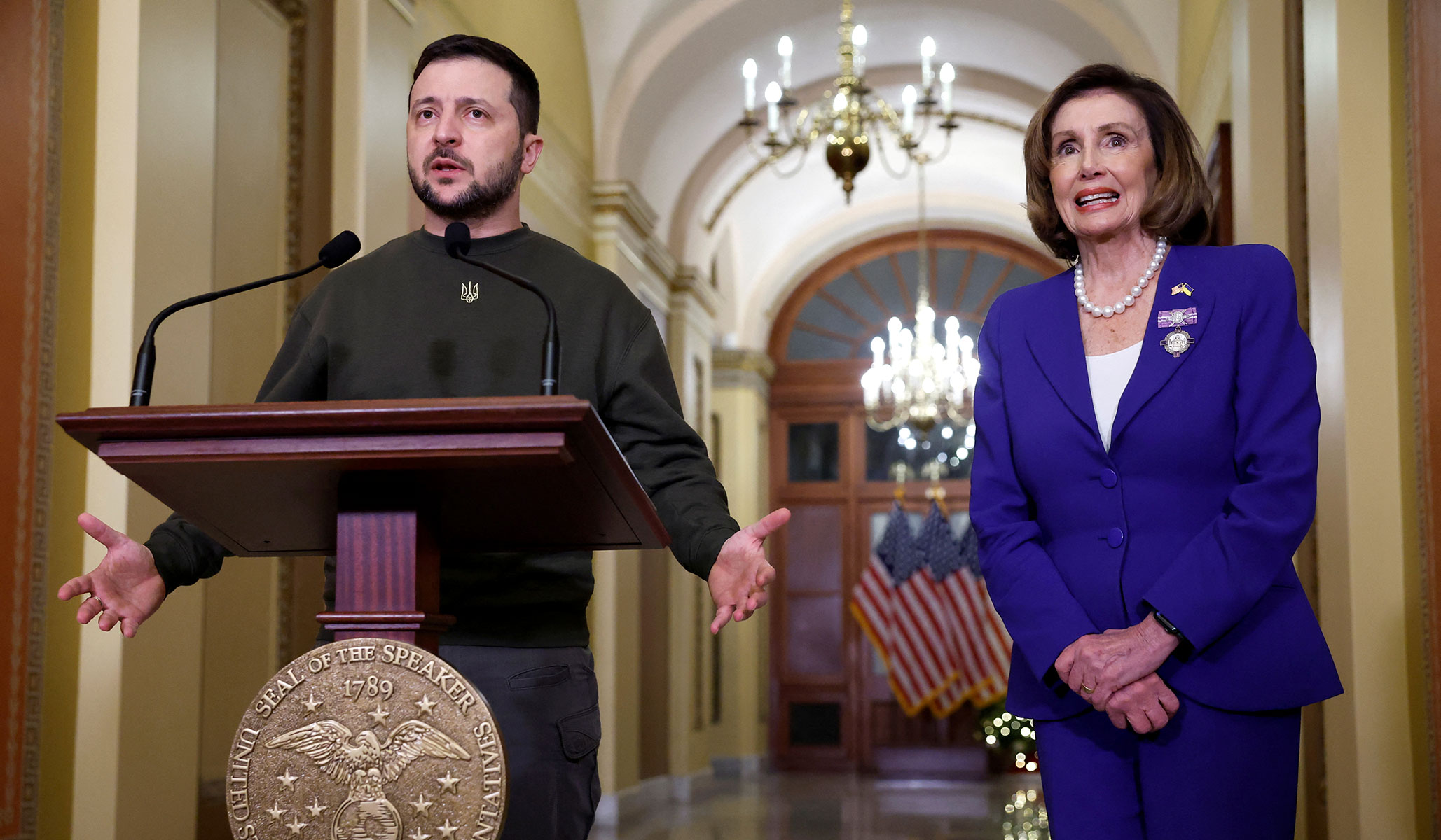 Zelensky Takes Aim at Isolationism in Address to Congress, Says World ‘Too Interconnected’ to Indulge Russian Aggression Zelensky Takes Aim at Isolationism in Address to Congress, Says World ‘Too Interconnected’ to Indulge Russian Aggression