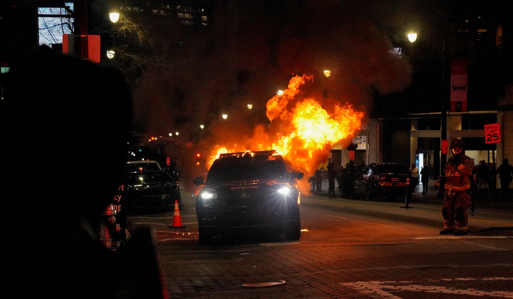 Local Reporter Calls Atlanta Protest &lsquo;Largely Peaceful&rsquo; despite Violence, Arson, Multiple Arrests