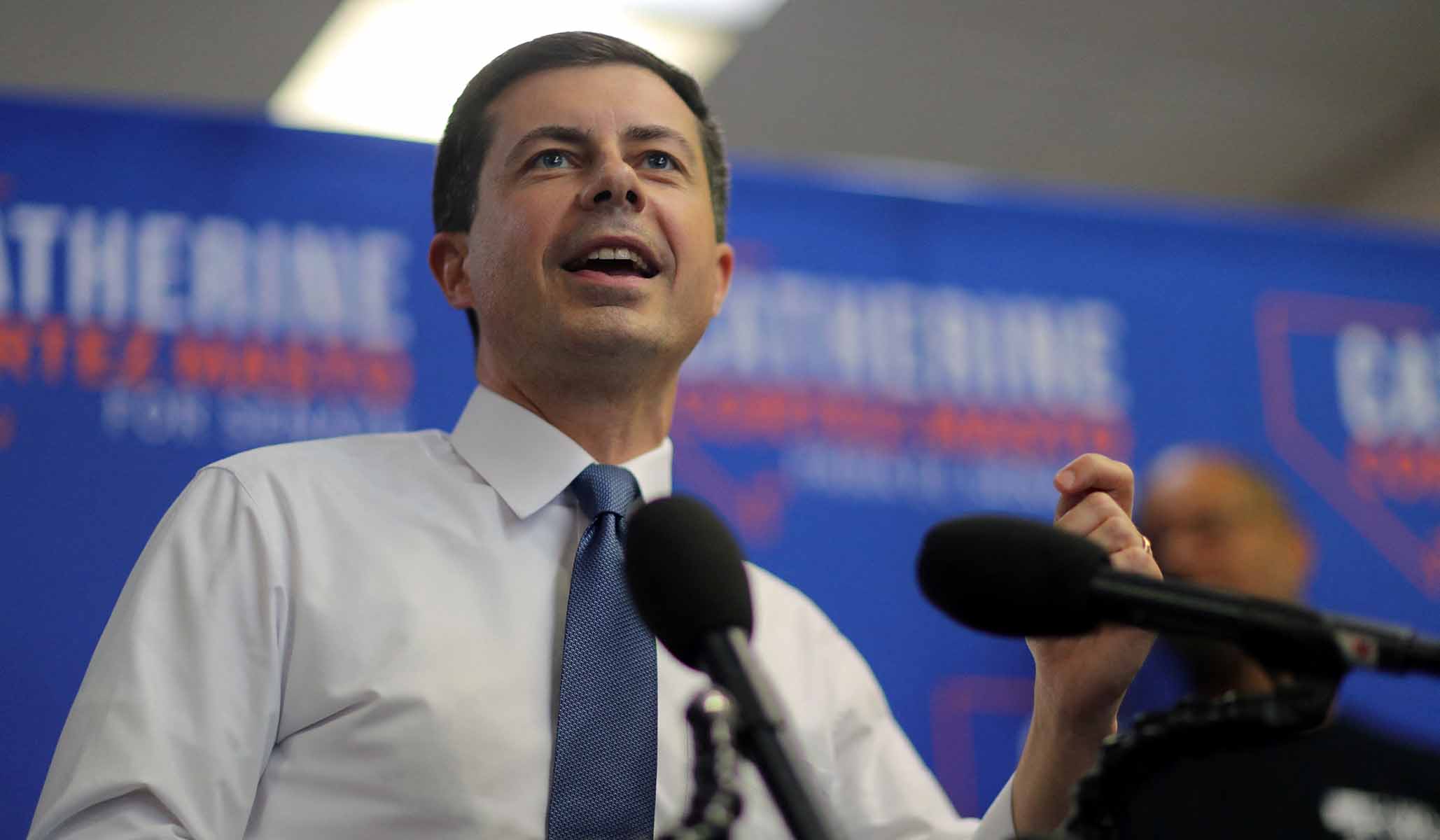 NextImg:What Does Pete Buttigieg Have against Hispanic Construction Workers?