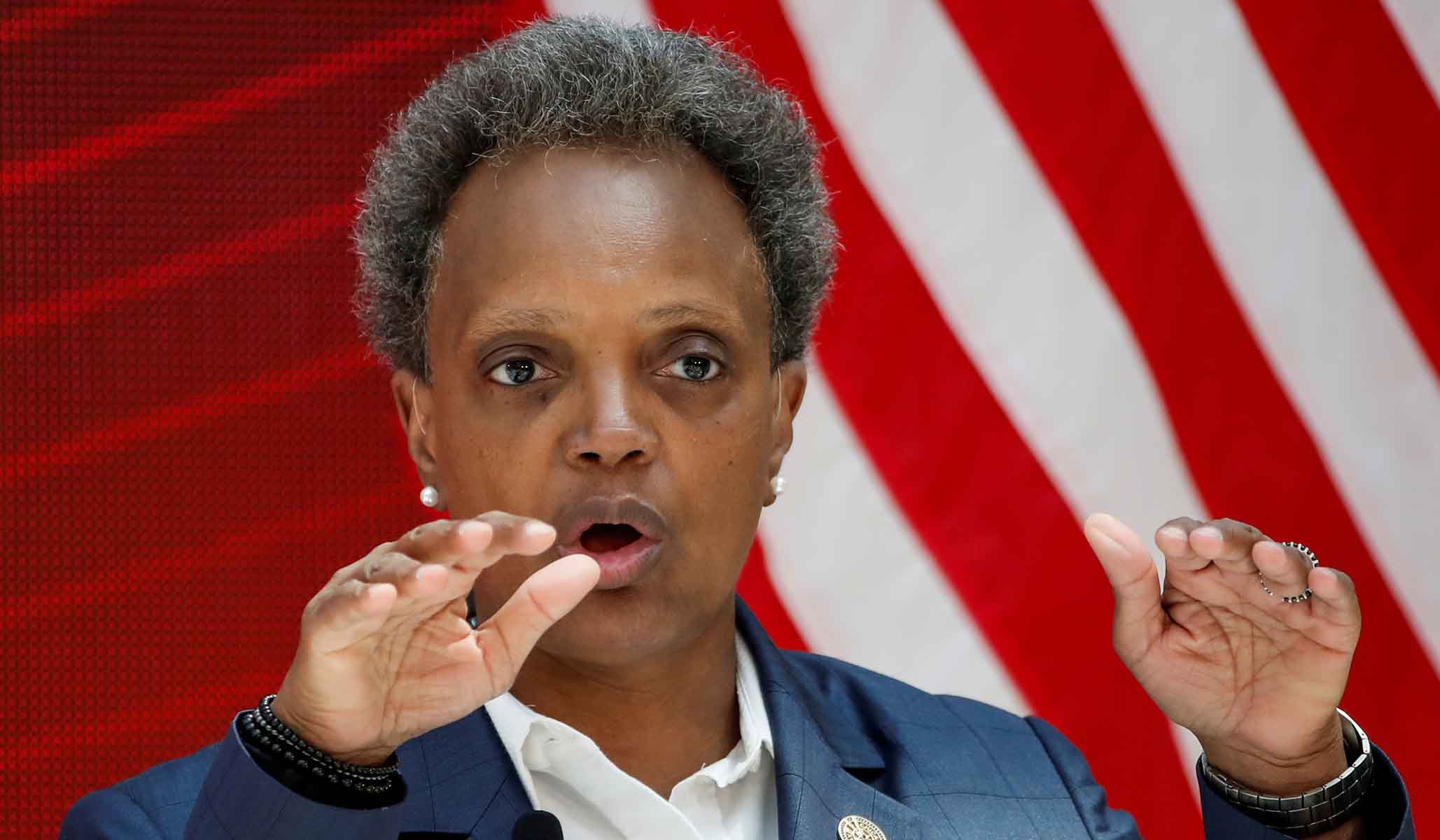 NextImg:‘He Wants to Cut Your Police’: Chicago Mayor Lightfoot Plays Tough on Crime as Chicagoans Go to Polls
