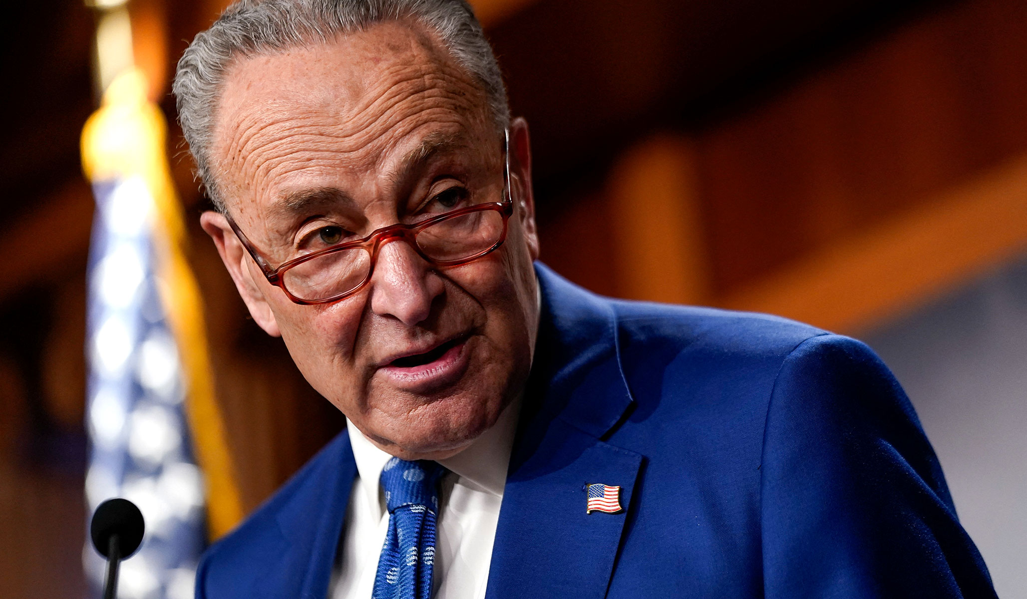 NextImg:Schumer Blames Trump for Palestine Train Accident