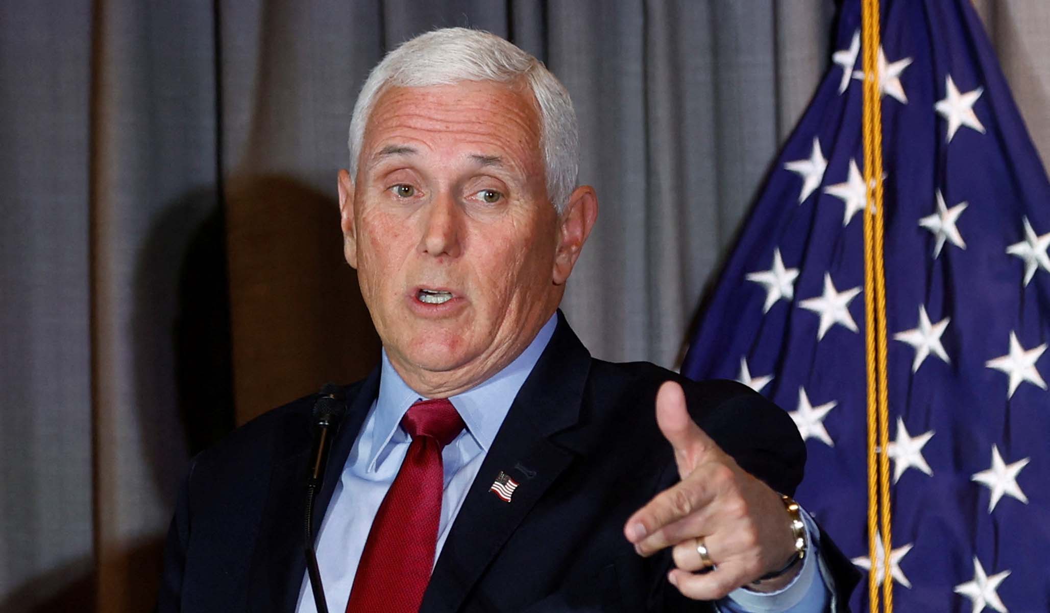 NextImg:Mike Pence Says DeSantis Went Too Far in Revoking Disney’s Special Tax Status