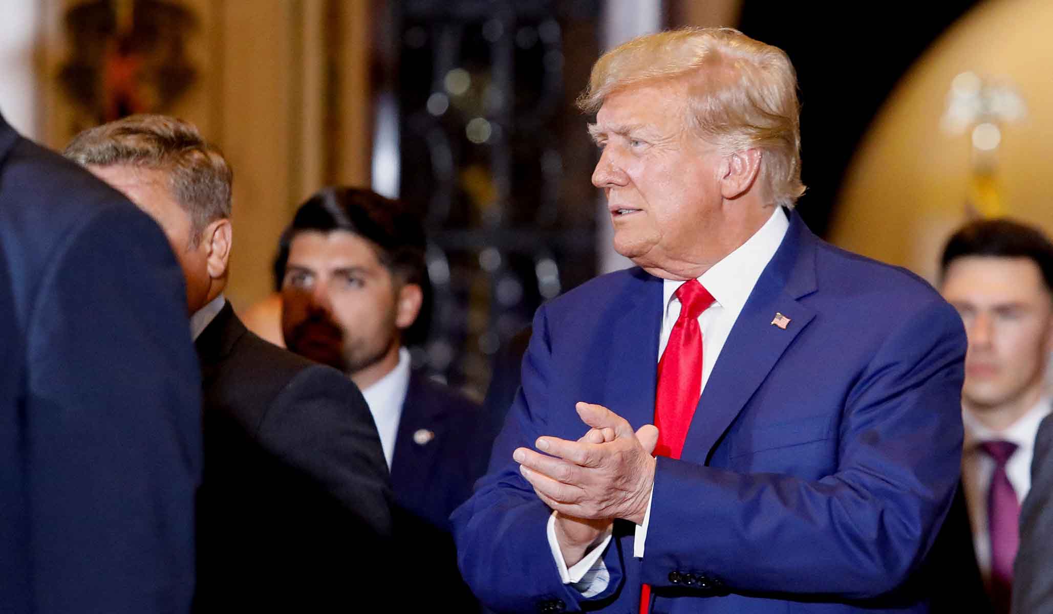 NextImg:Trump Returns to New York to Be Deposed in AG’s Civil-Fraud Case