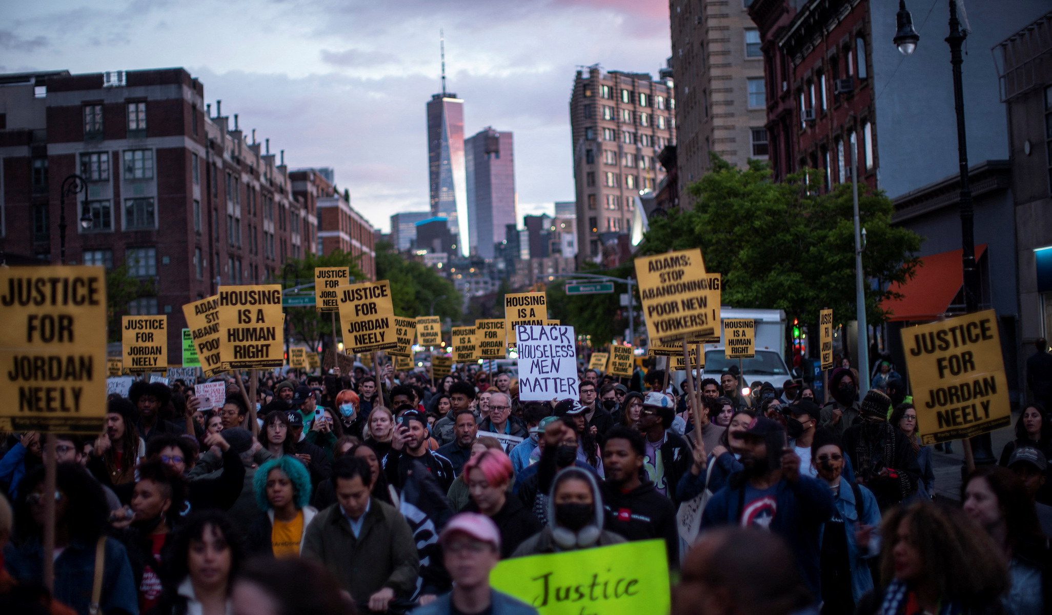 NextImg:Protesters Stage Demonstrations, Block Subway Tracks over Jordan Neely’s Death