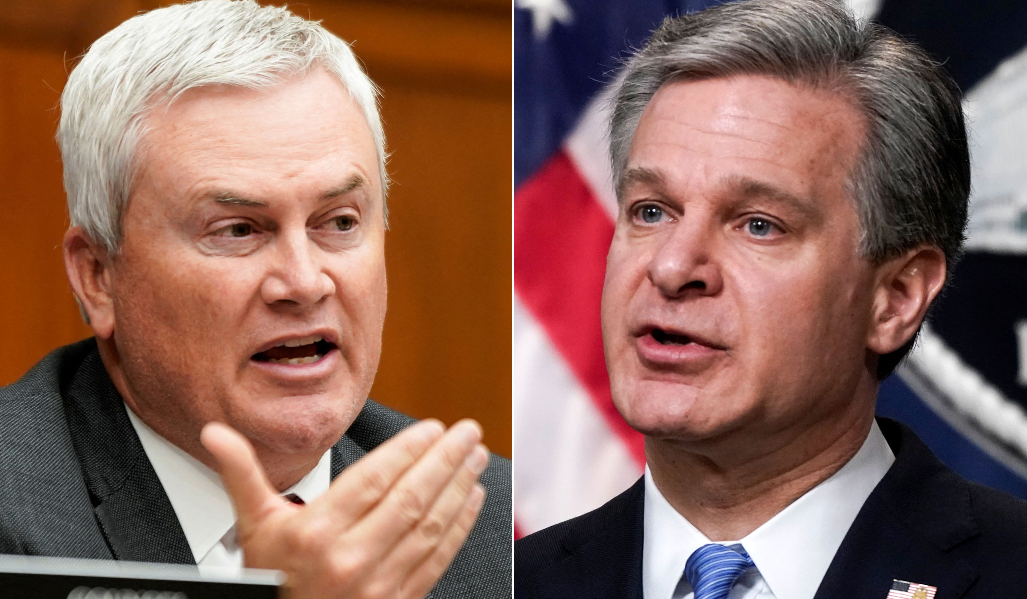 NextImg:The Corner: After FBI Briefing, the Comer–Wray Contempt Fray Over Document Alleging Biden Corruption Heats Up Again