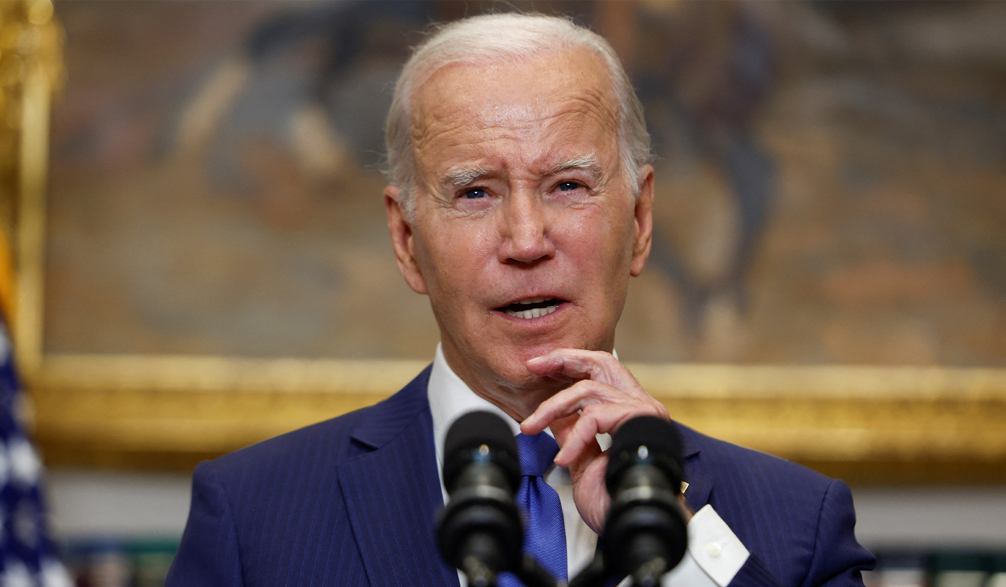 NextImg:Biden Threatens to Veto GOP Military Medical Care Spending Bill over Trans Surgery, Abortion Restrictions